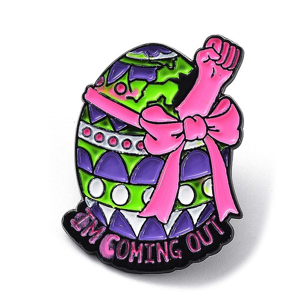 PandaHall Easter Egg with Bowknot Enamel Pins, Black Alloy Badge for Backpack Cloths Hats Jacket, Dark Violet, 29.5x23x1.5mm Alloy+Enamel...
PandaHall Easter Egg with Bowknot Enamel Pins, Black Alloy Badge for Backpack Cloths Hats Jacket, Dark Violet, 29.5x23x1.5mm Alloy+Enamel...
