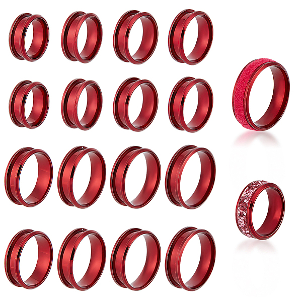 PandaHall Unicraftale 16Pcs 8 Size 201 Stainless Steel Grooved Finger Ring Settings, Ring Core Blank, for Inlay Ring Jewelry Making..., Red
PandaHall Unicraftale 16Pcs 8 Size 201 Stainless Steel Grooved Finger Ring Settings, Ring Core Blank, for Inlay Ring Jewelry Making..., Red