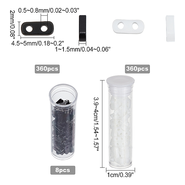 PandaHall 720 Pcs 2-Hole Glass Seed Beads, 4.5~5x2mm Black White Tila Beads Rectangle Glass Carrier Beads Lustered Loose Spacer Beads for..., Multicolor
PandaHall 720 Pcs 2-Hole Glass Seed Beads, 4.5~5x2mm Black White Tila Beads Rectangle Glass Carrier Beads Lustered Loose Spacer Beads for..., Multicolor