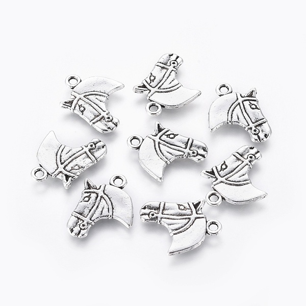 PandaHall Tibetan Style Alloy Pendants, Horse Head, Cadmium Free & Nickel Free & Lead Free, Antique Silver, 21x18.5mm, Hole: 2.5mm Alloy...
PandaHall Tibetan Style Alloy Pendants, Horse Head, Cadmium Free & Nickel Free & Lead Free, Antique Silver, 21x18.5mm, Hole: 2.5mm Alloy...
