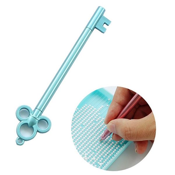 PandaHall Key Shape Plastic Diamond Painting Point Drill Pen, Painting Craft Accessories Embroidery Tool, Light Sky Blue, 14.9x3.45x0.8cm...
PandaHall Key Shape Plastic Diamond Painting Point Drill Pen, Painting Craft Accessories Embroidery Tool, Light Sky Blue, 14.9x3.45x0.8cm...