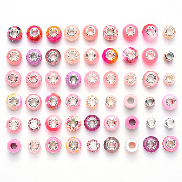 PandaHall 54Pcs Mixed Color Rhinestone European Beads, Large Hole Rondelle Spacer Beads Fit European Snake Chain Charms Bracelet Acrylic..., Multicolor
PandaHall 54Pcs Mixed Color Rhinestone European Beads, Large Hole Rondelle Spacer Beads Fit European Snake Chain Charms Bracelet Acrylic..., Multicolor