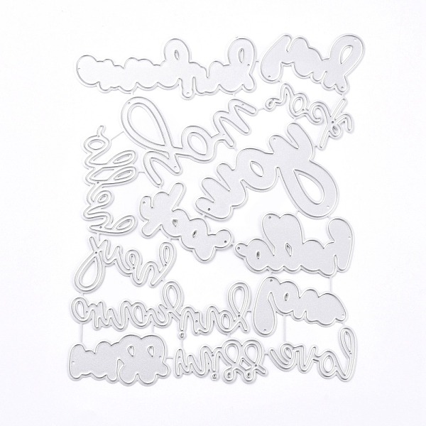 PandaHall Carbon Steel Cutting Dies Stencils, for DIY Scrapbooking/Photo Album, Decorative Embossing DIY Paper Card, Matte Platinum Color...
PandaHall Carbon Steel Cutting Dies Stencils, for DIY Scrapbooking/Photo Album, Decorative Embossing DIY Paper Card, Matte Platinum Color...