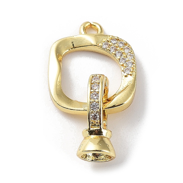 PandaHall Rack Plating Brass Micro Pave Clear Cubic Zirconia Fold Over Clasps, Square, Cadmium Free & Lead Free, Long-Lasting Plated, Golden...
PandaHall Rack Plating Brass Micro Pave Clear Cubic Zirconia Fold Over Clasps, Square, Cadmium Free & Lead Free, Long-Lasting Plated, Golden...