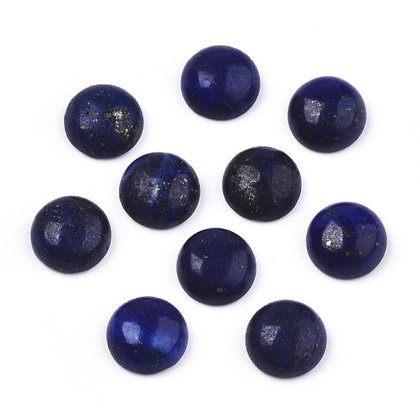 PandaHall Natural Lapis Lazuli Cabochons, Half Round/Dome, 8x3~4mm Lapis Lazuli Half Round
PandaHall Natural Lapis Lazuli Cabochons, Half Round/Dome, 8x3~4mm Lapis Lazuli Half Round