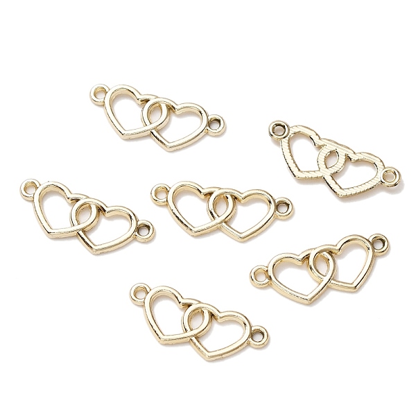 PandaHall Alloy Connector Charms, Double Heart, Light Gold, 10.5x27x1.5mm, Hole: 1.6mm Alloy Heart
PandaHall Alloy Connector Charms, Double Heart, Light Gold, 10.5x27x1.5mm, Hole: 1.6mm Alloy Heart