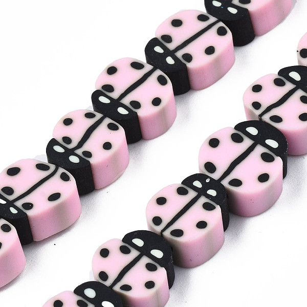 PandaHall Handmade Polymer Clay Bead Strands, Ladybug, Pink, 8~12x7.5~10x4~5mm, Hole: 1.5~2mm, about 38~40pcs/strand, 14.17 inch~15.35 inch...
PandaHall Handmade Polymer Clay Bead Strands, Ladybug, Pink, 8~12x7.5~10x4~5mm, Hole: 1.5~2mm, about 38~40pcs/strand, 14.17 inch~15.35 inch...