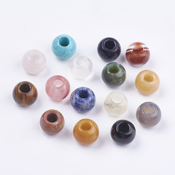 PandaHall Natural & Synthetic Mixed Gemstone Beads, Rondelle, 14x12mm, Hole: 5mm Mixed Stone Rondelle Multicolor
PandaHall Natural & Synthetic Mixed Gemstone Beads, Rondelle, 14x12mm, Hole: 5mm Mixed Stone Rondelle Multicolor