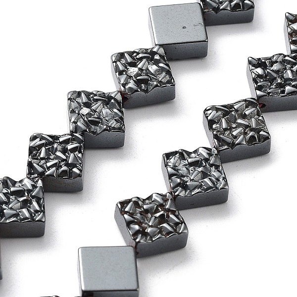 PandaHall Synthetic Non-Magnetic Hematite Beads Strands, Rhombus, 11.5x11.5x4mm, Hole: 1mm, about 38pcs/strand, 15.91 inch(40.4cm)...
PandaHall Synthetic Non-Magnetic Hematite Beads Strands, Rhombus, 11.5x11.5x4mm, Hole: 1mm, about 38pcs/strand, 15.91 inch(40.4cm)...