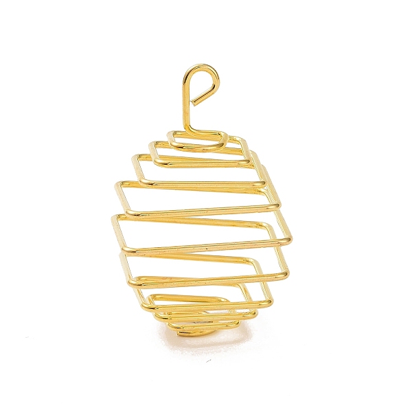 PandaHall Iron Wire Spiral Bead Cage Pendants, Square Charms, Golden, 40x24.5x24.5mm, Hole: 4.2x3mm Iron Square
PandaHall Iron Wire Spiral Bead Cage Pendants, Square Charms, Golden, 40x24.5x24.5mm, Hole: 4.2x3mm Iron Square