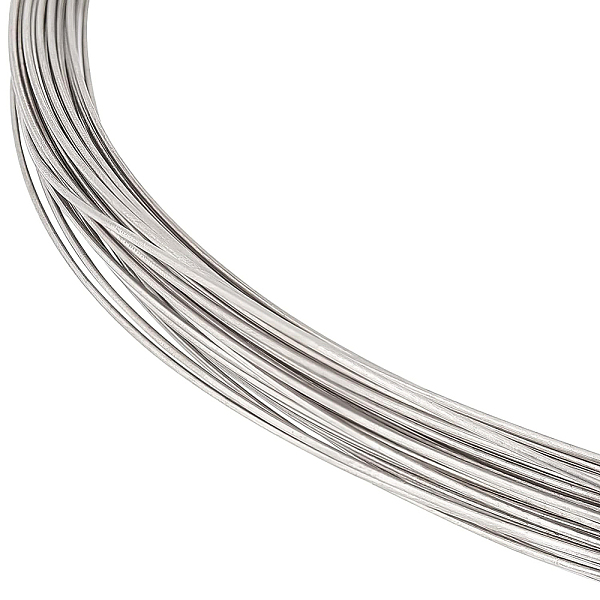 PandaHall Titanium Steel Wire, Round, Stainless Steel Color, 20 Gauge, 0.8mm, about 65.62 Feet(20m)/Bundle Steel Round
PandaHall Titanium Steel Wire, Round, Stainless Steel Color, 20 Gauge, 0.8mm, about 65.62 Feet(20m)/Bundle Steel Round