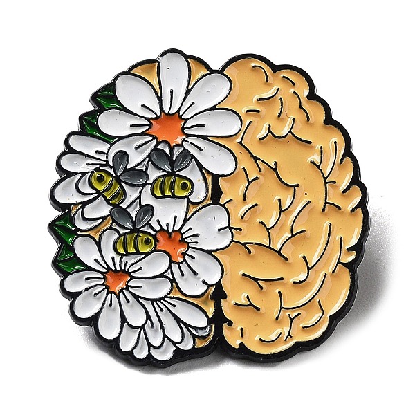 PandaHall Body Organ Enamel Pins, Black Alloy Brooch for Backpack Clothes, Brain & Daisy, 29x30x1mm Alloy+Enamel Body Gold
PandaHall Body Organ Enamel Pins, Black Alloy Brooch for Backpack Clothes, Brain & Daisy, 29x30x1mm Alloy+Enamel Body Gold