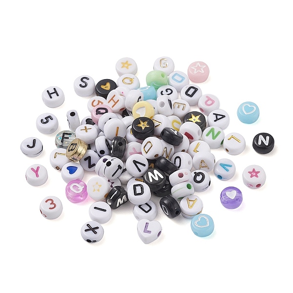 PandaHall Acrylic Beads, Flat Round with Mixed Pattern, Mixed Color, 6.5~7x3~3.5mm, Hole: 1mm, about 3890pcs/500g Acrylic Flat Round..., Multicolor
PandaHall Acrylic Beads, Flat Round with Mixed Pattern, Mixed Color, 6.5~7x3~3.5mm, Hole: 1mm, about 3890pcs/500g Acrylic Flat Round..., Multicolor