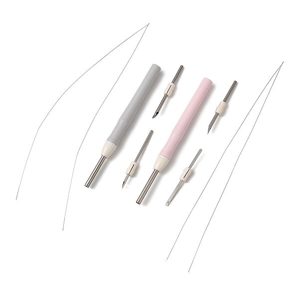 PandaHall Punch Embroidery Tool Kits, Including Plastic Handle Punch Pen, Stainless Steel Replacement Needles, Iron Wire Threader, Random..., Multicolor
PandaHall Punch Embroidery Tool Kits, Including Plastic Handle Punch Pen, Stainless Steel Replacement Needles, Iron Wire Threader, Random..., Multicolor
