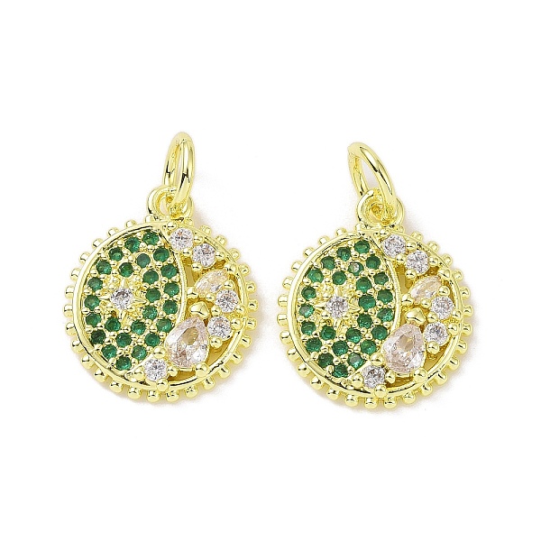 PandaHall Real 18K Gold Plated Brass Micro Pave Cubic Zirconia Pendants, with Jump Ring, Evil Eye Charms, Green, 16.5x14x3mm, Hole: 4mm...
PandaHall Real 18K Gold Plated Brass Micro Pave Cubic Zirconia Pendants, with Jump Ring, Evil Eye Charms, Green, 16.5x14x3mm, Hole: 4mm...