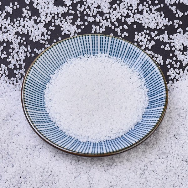 PandaHall MIYUKI Delica Beads, Cylinder, Japanese Seed Beads, 11/0, (DB0851) Matte Crystal AB, 1.3x1.6mm, Hole: 0.8mm, about 10000pcs/bag..., Clear
PandaHall MIYUKI Delica Beads, Cylinder, Japanese Seed Beads, 11/0, (DB0851) Matte Crystal AB, 1.3x1.6mm, Hole: 0.8mm, about 10000pcs/bag..., Clear