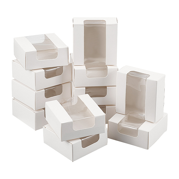PandaHall Square Paper Storage Gift Boxes with Clear Visible Window, Gift Packaging Case for Soap Packaging, White, 8x8x3.5cm Paper Square...
PandaHall Square Paper Storage Gift Boxes with Clear Visible Window, Gift Packaging Case for Soap Packaging, White, 8x8x3.5cm Paper Square...