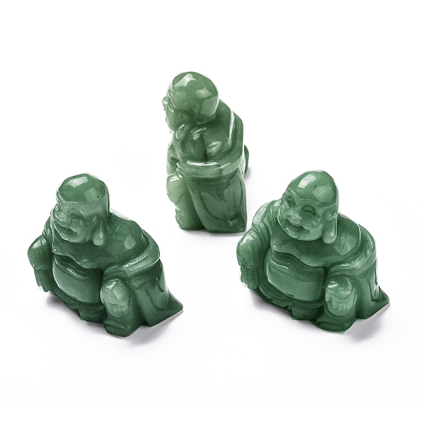 PandaHall Natural Green Aventurine Display Decorations, Buddha, 44.5x27x48.5mm Green Aventurine Human
PandaHall Natural Green Aventurine Display Decorations, Buddha, 44.5x27x48.5mm Green Aventurine Human