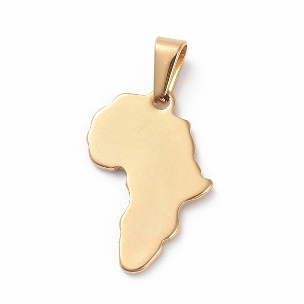 PandaHall 304 Stainless Steel Pendants, Map Shape, Golden, 25x18x1.5mm, Hole: 8x3mm 304 Stainless Steel Others
PandaHall 304 Stainless Steel Pendants, Map Shape, Golden, 25x18x1.5mm, Hole: 8x3mm 304 Stainless Steel Others