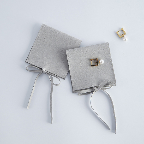 PandaHall Microfiber Jewelry Storage Gift Pouches, Envelope Bags with Flap Cover, for Jewelry, Watch Packaging, Square, Gray, 6x6cm...
PandaHall Microfiber Jewelry Storage Gift Pouches, Envelope Bags with Flap Cover, for Jewelry, Watch Packaging, Square, Gray, 6x6cm...