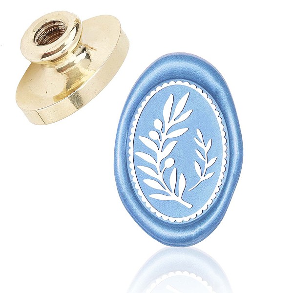 PandaHall Wax Seal Brass Stamp Head, for Wax Seal Stamp, Oval, Olive Branch Pattern, 3x2x1.45cm Brass Branch
PandaHall Wax Seal Brass Stamp Head, for Wax Seal Stamp, Oval, Olive Branch Pattern, 3x2x1.45cm Brass Branch