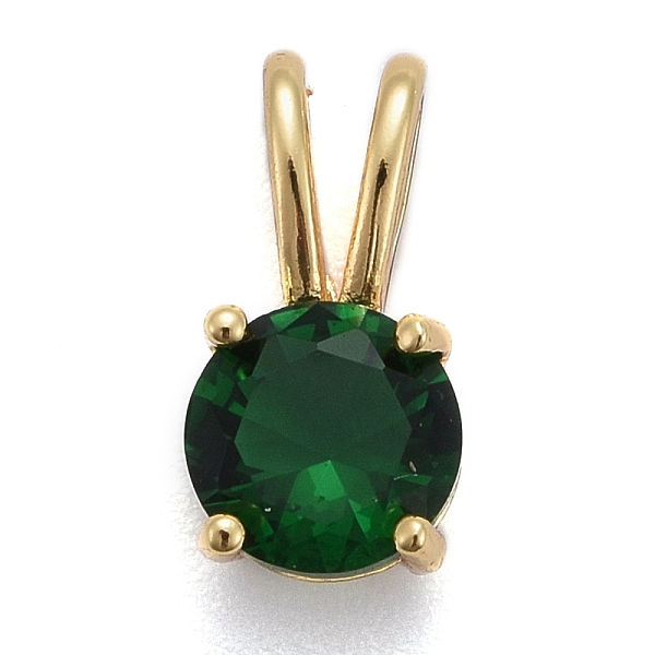 PandaHall Brass Micro Pave Cubic Zirconia Pendants, Real 18K Gold Plated, Long-Lasting Plated, Flat Round, Dark Green, 13.5x7x5mm, Hole...
PandaHall Brass Micro Pave Cubic Zirconia Pendants, Real 18K Gold Plated, Long-Lasting Plated, Flat Round, Dark Green, 13.5x7x5mm, Hole...