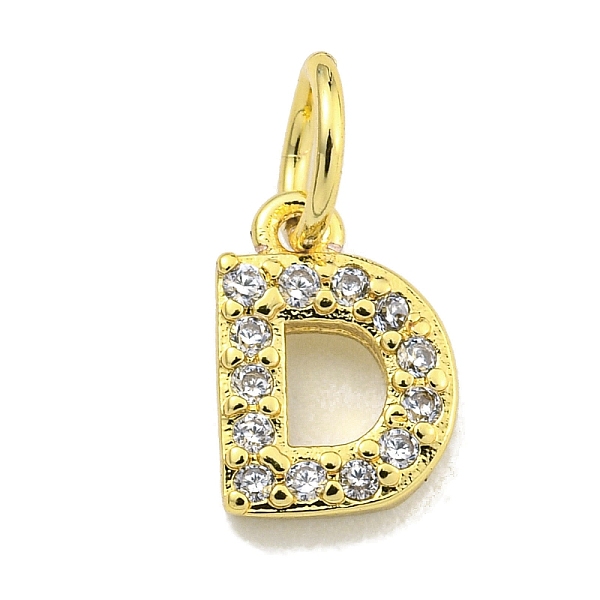 PandaHall Letter Brass Micro Pave Clear Cubic Zirconia Pendants, Jump Ring, Real 18K Gold Plated, Letter D, 8.5x6x1.8mm, Jump Ring: 5x0.9mm...
PandaHall Letter Brass Micro Pave Clear Cubic Zirconia Pendants, Jump Ring, Real 18K Gold Plated, Letter D, 8.5x6x1.8mm, Jump Ring: 5x0.9mm...