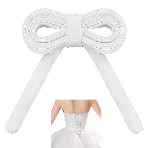 PandaHall AHANDMAKER 2Pcs 82.28 Inches Women's Tie Back for Wedding Bridal Gown, 0.51 Inch Adjustable Lace up Dress Cord Back, Lacing Cord..., White
PandaHall AHANDMAKER 2Pcs 82.28 Inches Women's Tie Back for Wedding Bridal Gown, 0.51 Inch Adjustable Lace up Dress Cord Back, Lacing Cord..., White