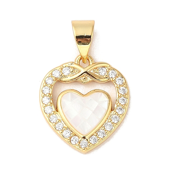 PandaHall Rack Plating Brass Enamel Micro Pave Clear Cubic Zirconia Pendants, with Shell, Long-lasting Plated, Cadmium Free & Lead Free..., White
PandaHall Rack Plating Brass Enamel Micro Pave Clear Cubic Zirconia Pendants, with Shell, Long-lasting Plated, Cadmium Free & Lead Free..., White