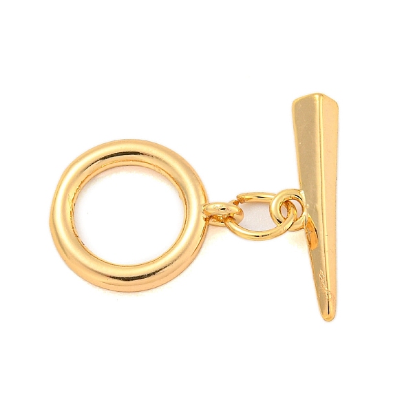 PandaHall Brass Toggle Clasps, Ring, Real 18K Gold Plated, Ring: 13x11x1.7mm, Hole: 1.2mm, Bar: 15.5x4.5x3.5mm, Hole: 1.2mm Brass
PandaHall Brass Toggle Clasps, Ring, Real 18K Gold Plated, Ring: 13x11x1.7mm, Hole: 1.2mm, Bar: 15.5x4.5x3.5mm, Hole: 1.2mm Brass