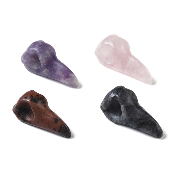 PandaHall Natural Mixed Gemstone Carved Beak Figurines, for Home Office Desktop Feng Shui Ornament, 29~30x14x14.5~15mm Mixed Stone Others
PandaHall Natural Mixed Gemstone Carved Beak Figurines, for Home Office Desktop Feng Shui Ornament, 29~30x14x14.5~15mm Mixed Stone Others