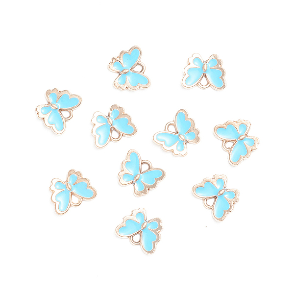 PandaHall Light Gold Plated Alloy Enamel Charms, Butterfly, Light Sky Blue, 10.5x13x2mm, Hole: 1.2mm Alloy+Enamel Butterfly Blue
PandaHall Light Gold Plated Alloy Enamel Charms, Butterfly, Light Sky Blue, 10.5x13x2mm, Hole: 1.2mm Alloy+Enamel Butterfly Blue