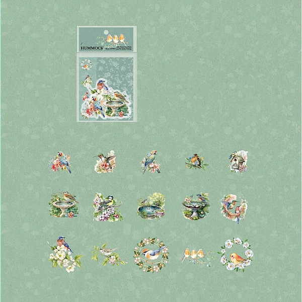 PandaHall 30Pcs Flower Bird PET Waterproof Self Adhesive Stickers, for DIY Scrapbooking, Photo Album Decoration, Yellow Green, 30~65mm PET...
PandaHall 30Pcs Flower Bird PET Waterproof Self Adhesive Stickers, for DIY Scrapbooking, Photo Album Decoration, Yellow Green, 30~65mm PET...