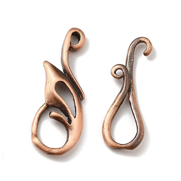 PandaHall Brass Hook Clasps, Cadmium Free & Lead Free, Rack Plating, Wing, Antique Rose Gold, 43x9x3mm, Hole: 2mm Brass
PandaHall Brass Hook Clasps, Cadmium Free & Lead Free, Rack Plating, Wing, Antique Rose Gold, 43x9x3mm, Hole: 2mm Brass