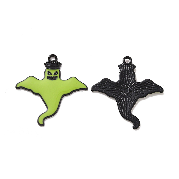 PandaHall Halloween Theme Rack Plating Alloy Enamel Pendants, Ghost Charms, Electrophoresis Black, 33.5x31.5x2mm, Hole: 2mm Alloy+Enamel...
PandaHall Halloween Theme Rack Plating Alloy Enamel Pendants, Ghost Charms, Electrophoresis Black, 33.5x31.5x2mm, Hole: 2mm Alloy+Enamel...