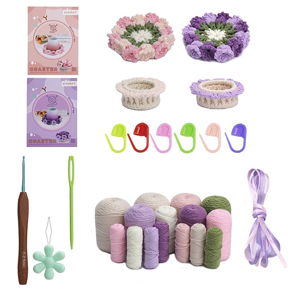 PandaHall May Lily of Valley Coaster Knitting Kits for Beginners, Flower Cup Mat Crochet Starter Kits with Instructions, Mixed Color, Finish..., Multicolor
PandaHall May Lily of Valley Coaster Knitting Kits for Beginners, Flower Cup Mat Crochet Starter Kits with Instructions, Mixed Color, Finish..., Multicolor