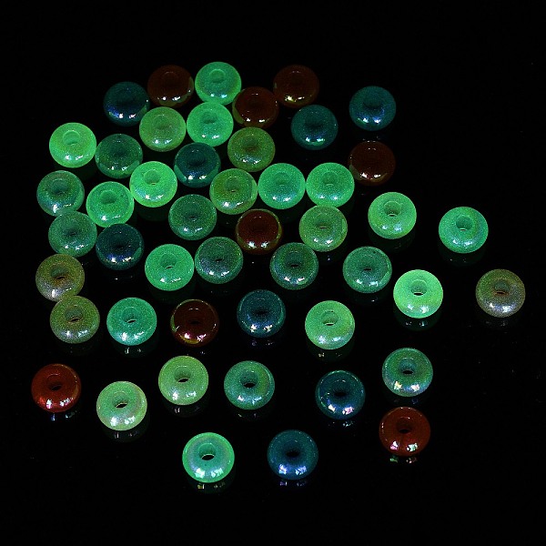 PandaHall Luminous Rainbow Iridescent Plating Acrylic European Beads, Glitter Beads, Large Hole Beads, Glow in thr Dark, Rondelle, Mixed..., Multicolor
PandaHall Luminous Rainbow Iridescent Plating Acrylic European Beads, Glitter Beads, Large Hole Beads, Glow in thr Dark, Rondelle, Mixed..., Multicolor