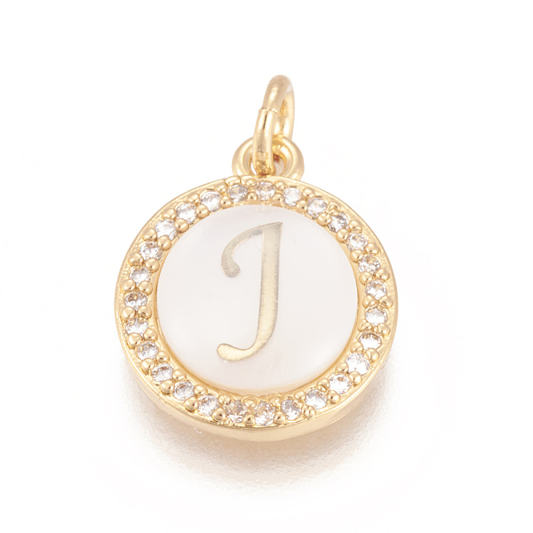 PandaHall Brass Micro Pave Cubic Zirconia Pendants, with Shell, Long-Lasting Plated, Lead Free & Cadmium Free & Nickel Free, Real 18K Gold..., Clear
PandaHall Brass Micro Pave Cubic Zirconia Pendants, with Shell, Long-Lasting Plated, Lead Free & Cadmium Free & Nickel Free, Real 18K Gold..., Clear