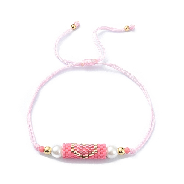 PandaHall Glass Pearl & Seed Column with Heart Link Bracelet, Adjustable Bracelet for Women, Pearl Pink, Inner Diameter: 3/8~3-1/4 inch...
PandaHall Glass Pearl & Seed Column with Heart Link Bracelet, Adjustable Bracelet for Women, Pearl Pink, Inner Diameter: 3/8~3-1/4 inch...