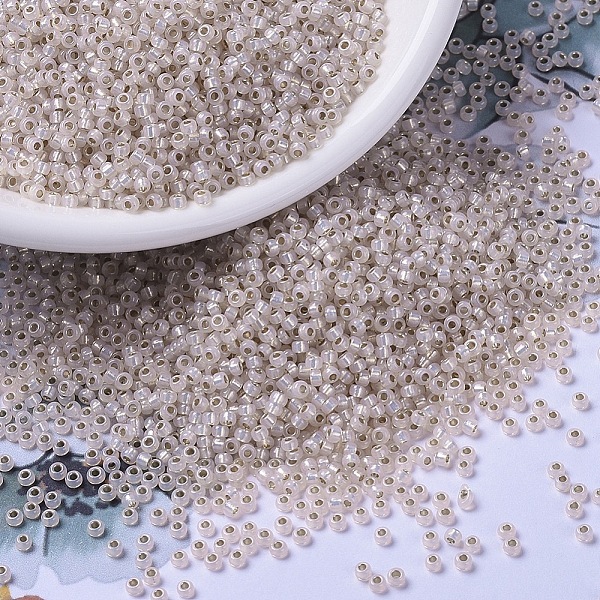 PandaHall MIYUKI Round Rocailles Beads, Japanese Seed Beads, (RR2352) Silverlined Pale Peach Opal, 2x1.3mm, Hole: 0.8mm, about 1111pcs/10g..., Orange
PandaHall MIYUKI Round Rocailles Beads, Japanese Seed Beads, (RR2352) Silverlined Pale Peach Opal, 2x1.3mm, Hole: 0.8mm, about 1111pcs/10g..., Orange