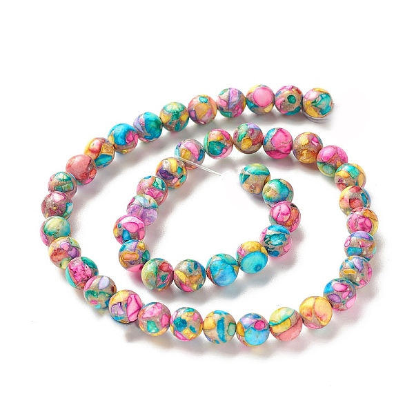 PandaHall Assembled Natural & Dyed Magnesite Beads Strands, Round, Colorful, 8~8.5mm, Hole: 0.7~1mm, about 47~48pcs/strand, 14.84~15.16 inch...
PandaHall Assembled Natural & Dyed Magnesite Beads Strands, Round, Colorful, 8~8.5mm, Hole: 0.7~1mm, about 47~48pcs/strand, 14.84~15.16 inch...