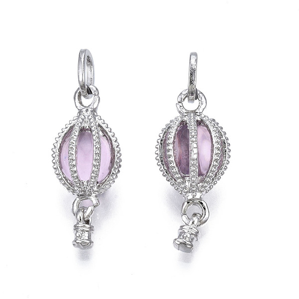 PandaHall Rack Plating Alloy European Dangle Charms, with Resin Bead, Large Hole Beads, Cadmium Free & Lead Free, Platinum, Lantern, Pink...
PandaHall Rack Plating Alloy European Dangle Charms, with Resin Bead, Large Hole Beads, Cadmium Free & Lead Free, Platinum, Lantern, Pink...