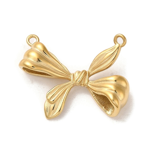 PandaHall 304 Stainless Steel Pendants, Bowknot Charm, Real 14K Gold Plated, 27x34x8mm, Hole: 2mm 304 Stainless Steel Bowknot
PandaHall 304 Stainless Steel Pendants, Bowknot Charm, Real 14K Gold Plated, 27x34x8mm, Hole: 2mm 304 Stainless Steel Bowknot