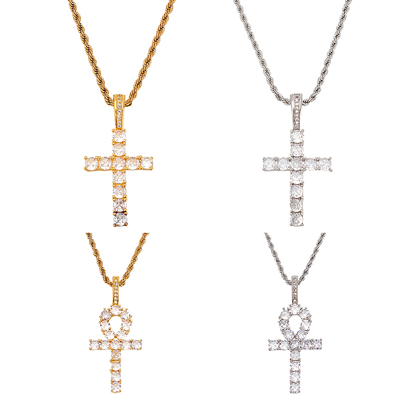 PandaHall ANATTASOUL 4Pcs 4 Style 304 Stainless Steel with Cubic Zirconia Cross Pendant Necklaces Set with Brass Chains, Golden & Stainless...
PandaHall ANATTASOUL 4Pcs 4 Style 304 Stainless Steel with Cubic Zirconia Cross Pendant Necklaces Set with Brass Chains, Golden & Stainless...