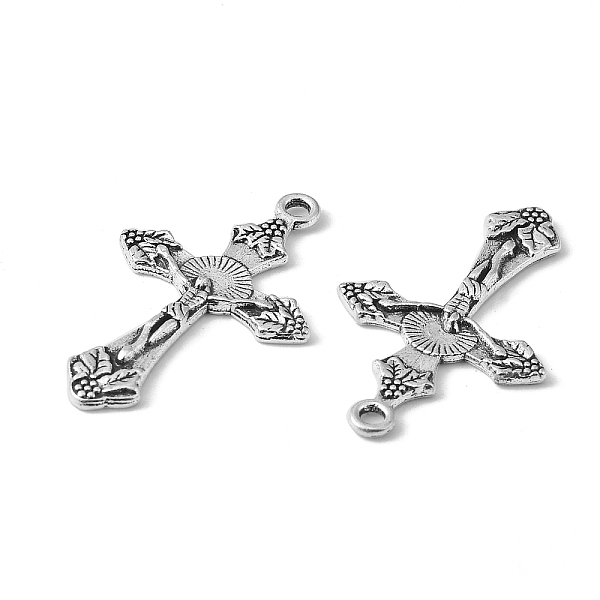 PandaHall Tibetan Style Pendants, For Easter, Lead Free and Cadmium Free, Crucifix Cross Pendant, Antique Silver, 33.5x20.5x2.5mm, Hole: 2mm...
PandaHall Tibetan Style Pendants, For Easter, Lead Free and Cadmium Free, Crucifix Cross Pendant, Antique Silver, 33.5x20.5x2.5mm, Hole: 2mm...