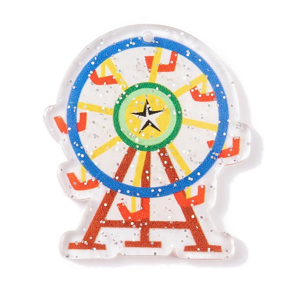 PandaHall Circus Theme Acrylic Pendants, Round, 39.5x35x2mm, Hole: 1.7mm Acrylic Round
PandaHall Circus Theme Acrylic Pendants, Round, 39.5x35x2mm, Hole: 1.7mm Acrylic Round