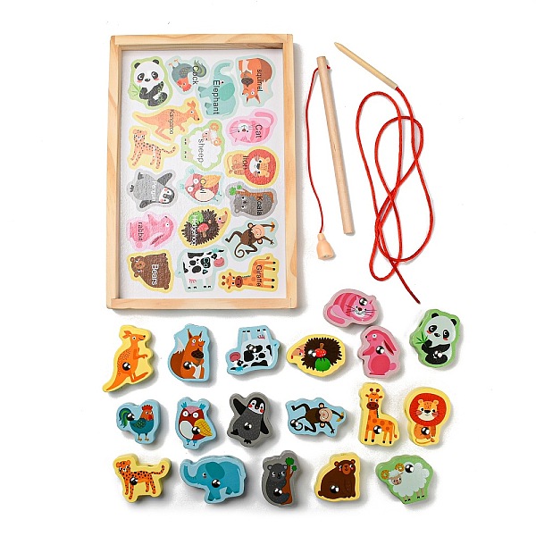 PandaHall Wooden Magnetic Fishing Games, Montessori Toys, Cognition Game for Toddlers Kids, Educational Preschool Beading Toy Gift, Sea..., Multicolor
PandaHall Wooden Magnetic Fishing Games, Montessori Toys, Cognition Game for Toddlers Kids, Educational Preschool Beading Toy Gift, Sea..., Multicolor