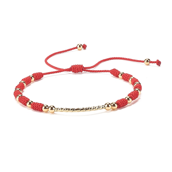 PandaHall Brass Tube Braided Cord Bracelet, Adjustable Friendship Bracelet for Women, Crimson, Inner Diameter: 1-3/4~4 inch(4~10cm) Nylon..., Pink
PandaHall Brass Tube Braided Cord Bracelet, Adjustable Friendship Bracelet for Women, Crimson, Inner Diameter: 1-3/4~4 inch(4~10cm) Nylon..., Pink