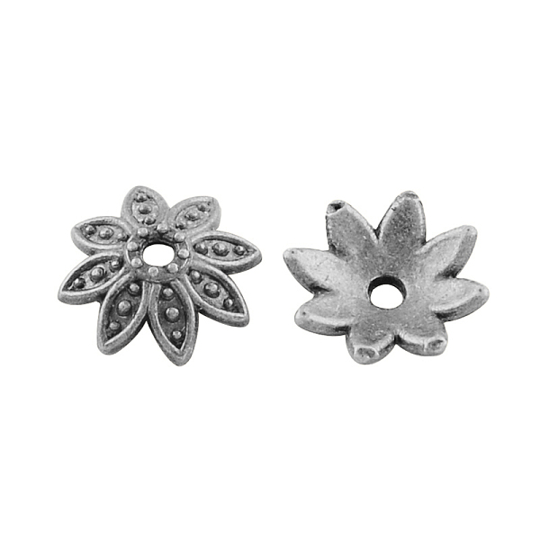 PandaHall Tibetan Style Alloy Floral Bead Caps, 8-Petal, Cadmium Free & Lead Free, Antique Silver, 7x2mm, Hole: 1mm Alloy
PandaHall Tibetan Style Alloy Floral Bead Caps, 8-Petal, Cadmium Free & Lead Free, Antique Silver, 7x2mm, Hole: 1mm Alloy