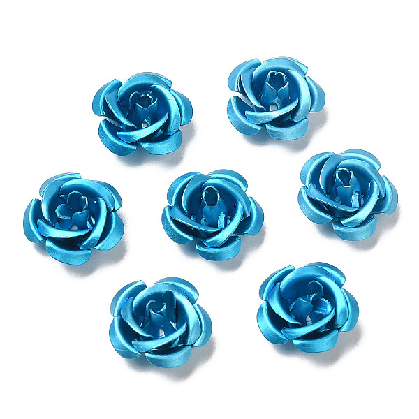 PandaHall Aluminum Beads, Oxidation, Rose, Deep Sky Blue, 15x15x9mm, Hole: 1.4mm Aluminum Flower
PandaHall Aluminum Beads, Oxidation, Rose, Deep Sky Blue, 15x15x9mm, Hole: 1.4mm Aluminum Flower